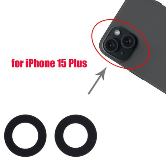 Camera Lens for Apple iPhone 15 Plus (Glass) - Black