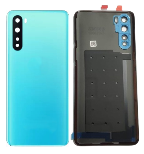 Back Panel Cover (With Camera Lens) For OnePlus Nord - Blue Marble
