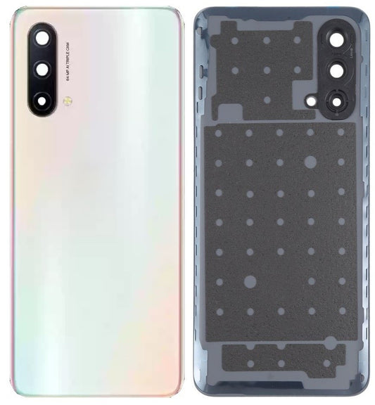Back Panel Cover (With Camera Lens) For OnePlus Nord CE 5G - Silver Ray