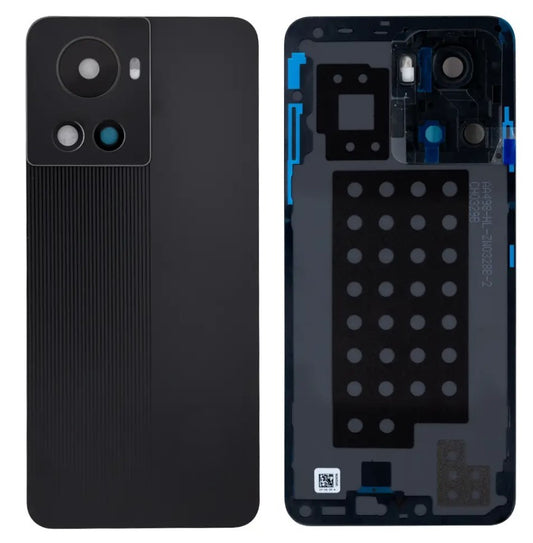 Back Panel Cover (With Camera Lens) For OnePlus 10R - Sierra Black