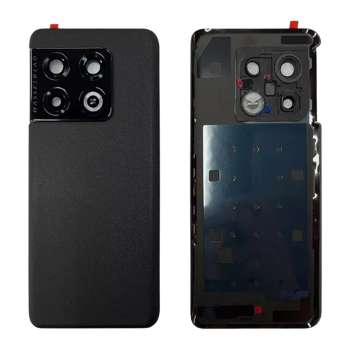 Back Panel Cover (With Camera Lens) For OnePlus 10 Pro - Volcanic Black