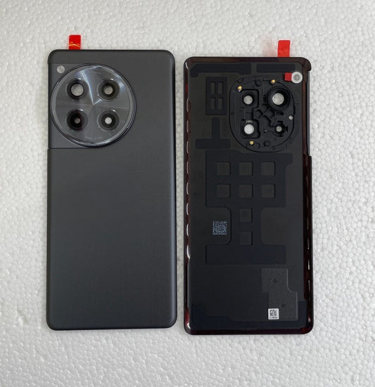 Back Panel Cover (With Camera Lens) For OnePlus 12R - Black