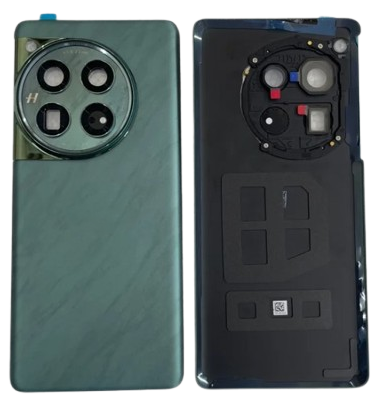 Back Panel Cover (With Camera Lens) For OnePlus 12 - Flowy Emerald