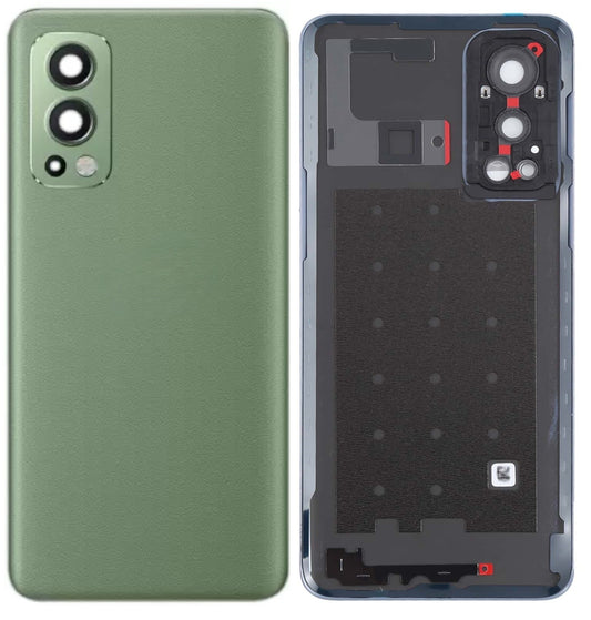 Back Panel Cover (With Camera Lens) For OnePlus Nord 2 - Green Wood