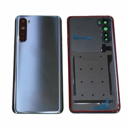 Back Panel Cover (With Camera Lens) For OnePlus Nord - Grey Onyx
