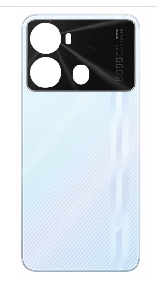 Back Panel Cover for Itel P40 - Dreamy Blue