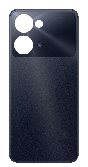 Back Panel Cover for Itel P40 - Force Black