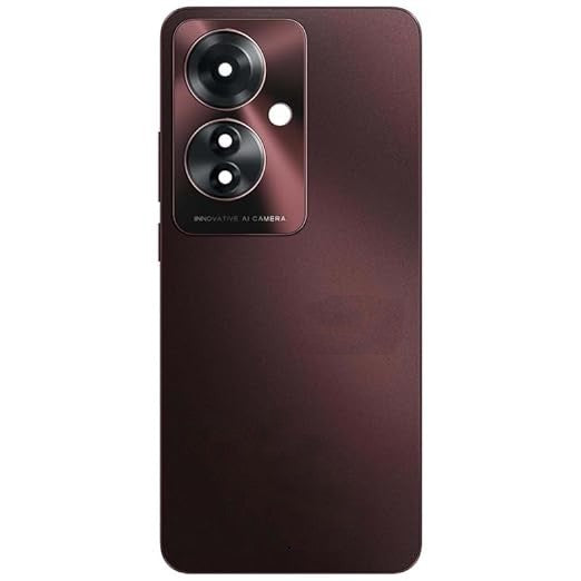 Back Panel Cover (With Camera Lens) For Oppo F25 Pro - Lava Red