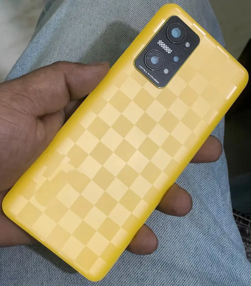 Back Panel Cover (With Camera Lens) For Realme GT Neo 3T 5G - Dash Yellow