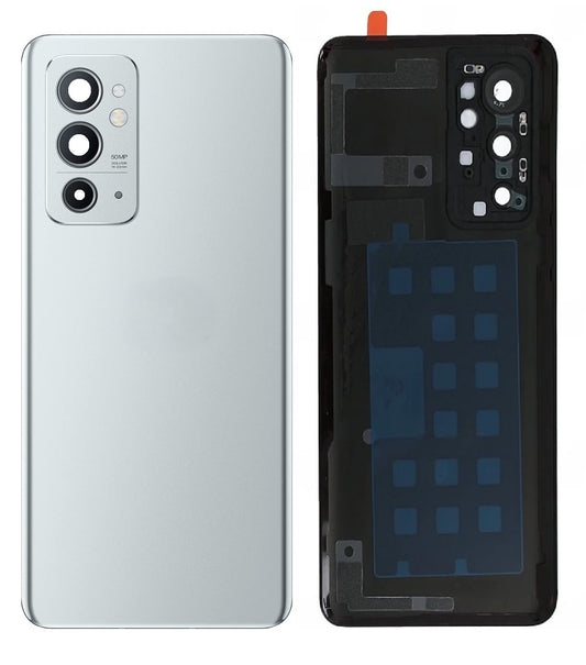 Back Panel Cover (With Camera Lens) For OnePlus 9RT - Nano Silver