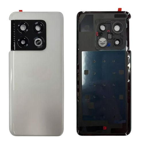 Back Panel Cover (With Camera Lens) For OnePlus 10 Pro - Panda White